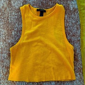 Forever 21 orange crop top